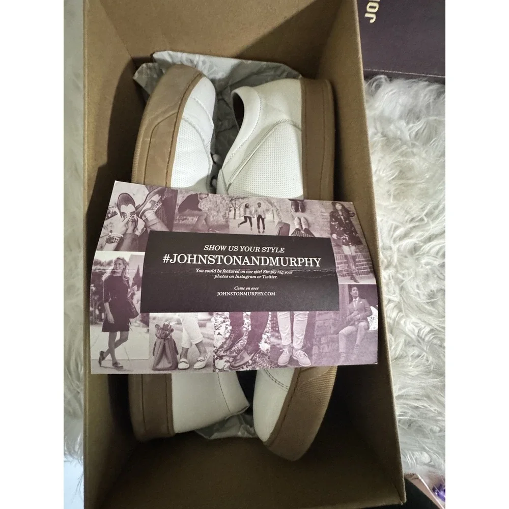 Johnson Murphy mens shoes 12 White